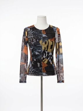 NEW DOLCEZZA ruched knit top - plus in multi